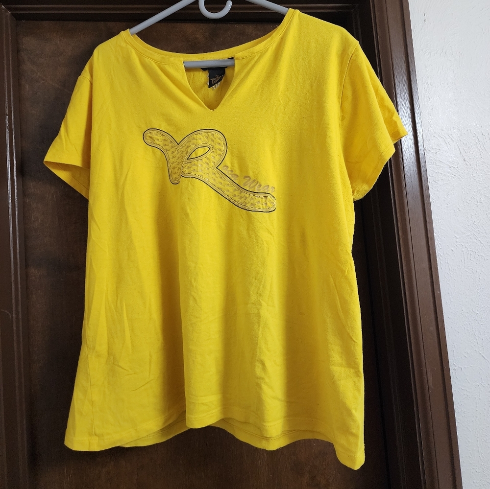 Rocawear Yellow Short Sleeve Tee